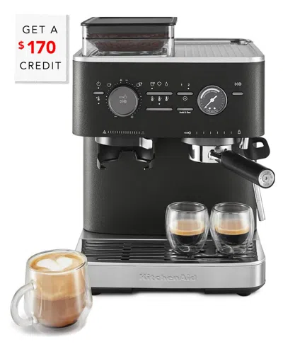 Kitchenaid Fully Automatic Espresso Machine With $170 Credit In Black