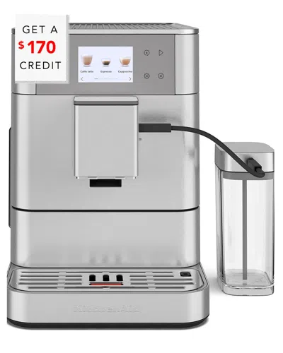 Kitchenaid Fully Automatic Espresso Machine With $170 Credit In Silver