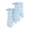 Kitchenaid Gingham 2-pc. Oven Mitt Set In Blue