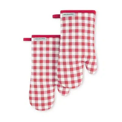 KITCHENAID GINGHAM 2-PC. OVEN MITT SET