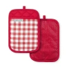 Kitchenaid Gingham 2-pc. Pot Holder Set In Red