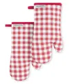 KITCHENAID GINGHAM OVEN MITT 2-PACK SET, 7" X 13"