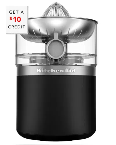 Kitchenaid Go Cordless Citrus Juicer With $10 Credit In Black