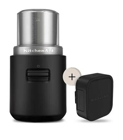 Kitchenaid Go Cordless Coffee Grinder In Black