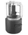 Kitchenaid Go Cordless Food Chopper With Battery With $12 Credit In Black