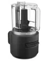 Kitchenaid Go Cordless Food Chopper With Battery With $12 Credit In Black