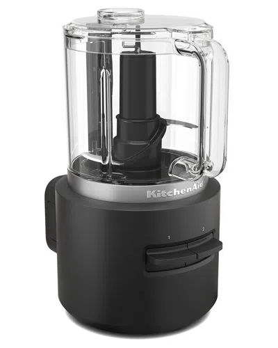 Kitchenaid Go Cordless Food Chopper With Battery With $12 Credit In Black