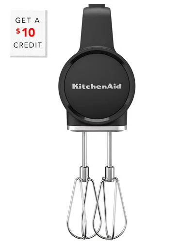 Kitchenaid Go Cordless Hand Mixer With $10 Credit In Black