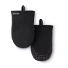 Kitchenaid Gridlines 2-pc. Oven Mitt Set In Black
