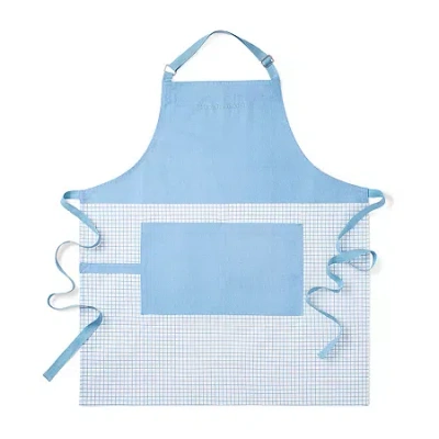 Kitchenaid Gridlines Adult Apron In Blue