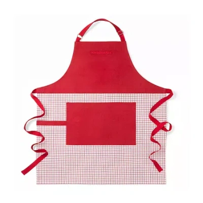 Kitchenaid Gridlines Adult Apron In Red