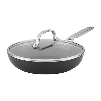 Kitchenaid Hard Anodized 10" Non-stick Frying Pan In Black