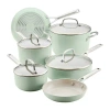Kitchenaid Hard Anodized 10-pc. Cookware Set In Green