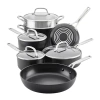 Kitchenaid Hard-anodized Aluminum Nonstick 11-pc. Cookware Set In Black