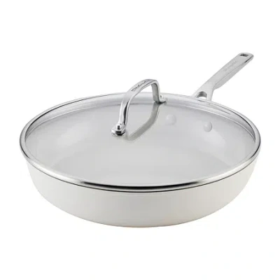 KITCHENAID HARD ANODIZED 12.25" COVERED FRYING PAN