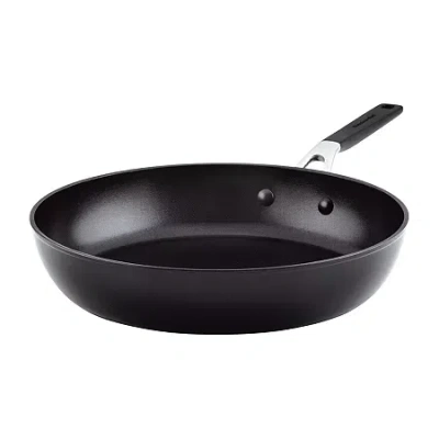 Kitchenaid Hard Anodized 12.25" Non-stick Skillet In Black