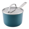 Kitchenaid Hard Anodized 2-qt. Covered Sauce Pan In Blue