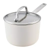 Kitchenaid Hard-anodized Ceramic Induction 2-qt. Saucepan With Lid In White