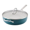 Kitchenaid Hard Anodized 5-qt. Covered Saute Pan In Blue
