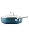 Kitchenaid Hard-anodized 5qt Agave Ceramic Induction Sauté Pan In Blue