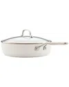 Kitchenaid Hard-anodized 5qt Ceramic Induction Sauté Pan In White