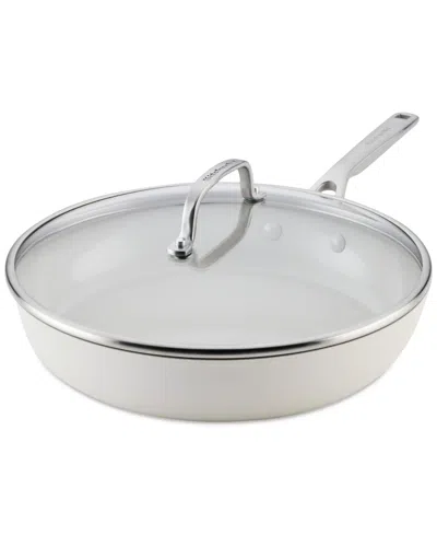 Kitchenaid Hard-anodized Ceramic Induction 12.5" Skillet With Lid