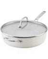 Kitchenaid Hard-anodized Ceramic Induction 5-qt. Saute Pan With Lid