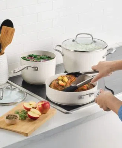 Kitchenaid Hard Anodized Ceramic Induction Cookware Collection In White