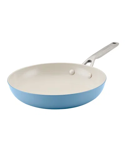 Kitchenaid Hard Anodized Ceramic Nonstick 10" Fry Pan In Blue Velvet