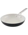 Kitchenaid Hard Anodized Ceramic Nonstick Frying Pan In Black