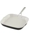 Kitchenaid Hard Anodized Ceramic Nonstick Grill Pan In Black
