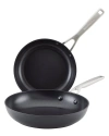 KITCHENAID KITCHENAID HARD-ANODIZED INDUCTION NONSTICK FRYING PAN SET