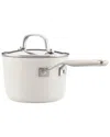 Kitchenaid Hard-anodized White Ceramic Induction 2qt Saucepan In White