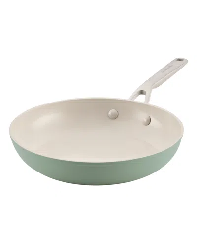 Kitchenaid Hard-anodized Ceramic Induction 10" Skillet In Green