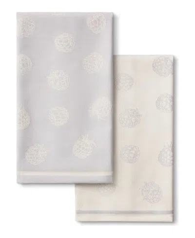 Kitchenaid Harvest Flatwoven Kitchen Towels, Set Of 2 In Blackberries
