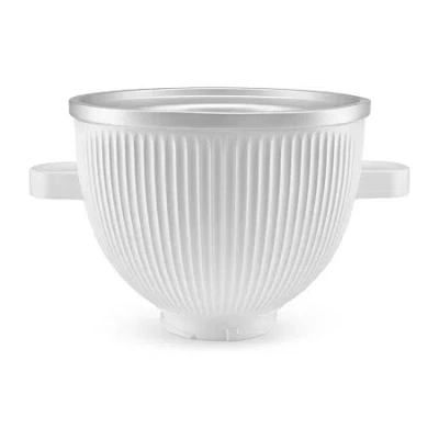 Kitchenaid Ice Cream Maker Bowl Attachment In White