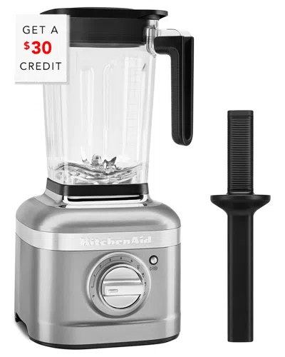 KITCHENAID KITCHENAID K400 SILVER VARIABLE SPEED BLENDER WITH TAMPER WITH $30 CREDIT