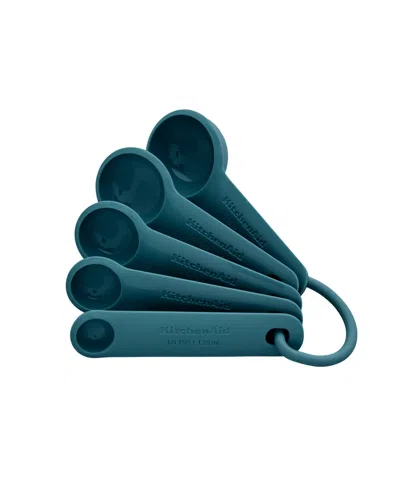 Kitchenaid Measuring Spoons, Set Of 5 In Green