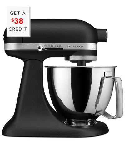 Kitchenaid Mini 3.5 Quart Tilt-head Stand Mixer With $38 Credit In Black