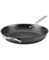 Kitchenaid Nitro Carbon Steel 12-inch Fry Pan With Helper Handle In Black