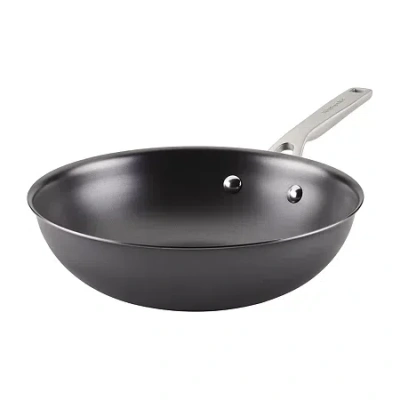 Kitchenaid Nitro Carbon Steel 10" Stir Fry Pan In Black