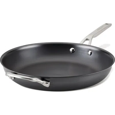 Kitchenaid Nitro Carbon Steel 12-inch Fry Pan With Helper Handle In Gray