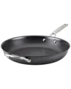 Kitchenaid Nitro Carbon Steel 12-inch Fry Pan With Helper Handle In Black