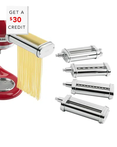 Kitchenaid Pasta Deluxe Set With $30 Credit In Silver
