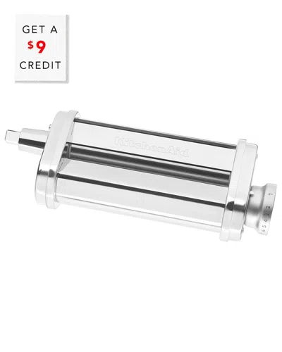 Kitchenaid Pasta Sheet Roller Attachment For Stand Mixer With $9 Credit In Grey