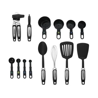 Kitchenaid Professional 14-piece Kitchen Tool And Gadget Kitchen Utensil Set In Black