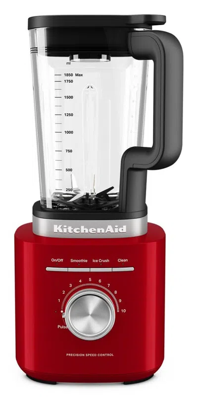 Kitchenaid Pure Power Blender With 62oz Glass Jar In Red