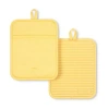 Kitchenaid Ribbed 2-pc. Pot Holder Set In Yellow