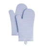 Kitchenaid Ribbed Silicone 2-pc. Oven Mitt Set In Purple
