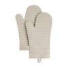 Kitchenaid Ribbed Silicone 2-pc. Oven Mitt Set In Sand